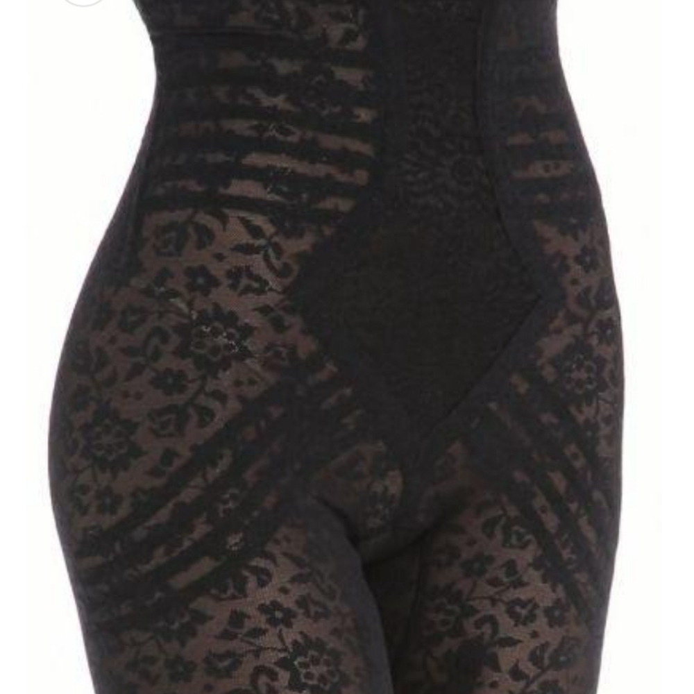 RAGO Style 6207 - NWT High Waist Leg Shaper Extra Firm Shaping - Black/Size M 28